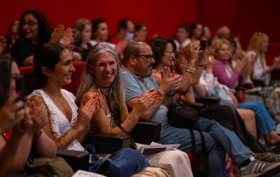 Lusófona University hosted the Over & Out event - It was a huge success!!! We are more than 700 people at Cinema São Jorge